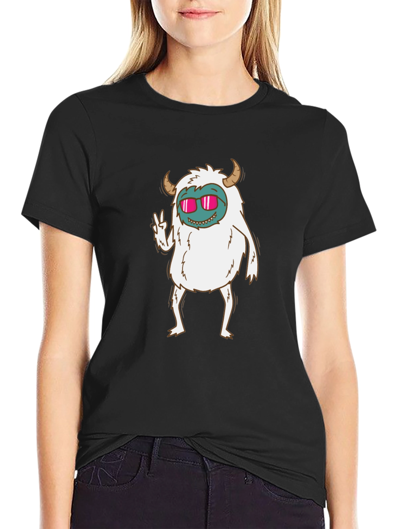 Monster Peace Sign T-Shirt