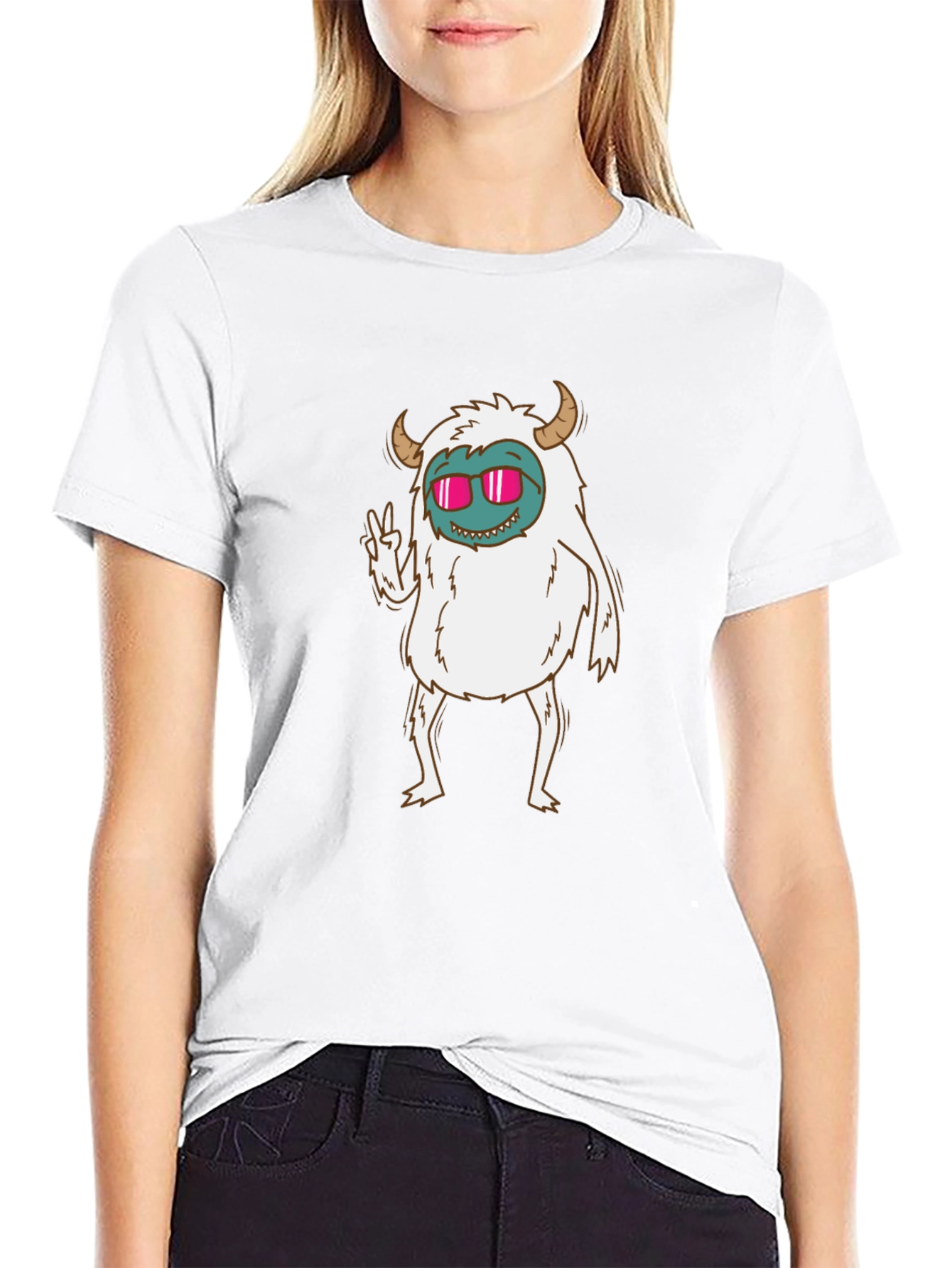 Monster Peace Sign T-Shirt