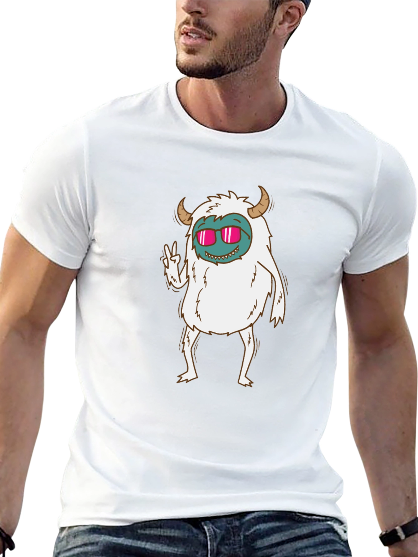 Monster Peace Sign T-Shirt