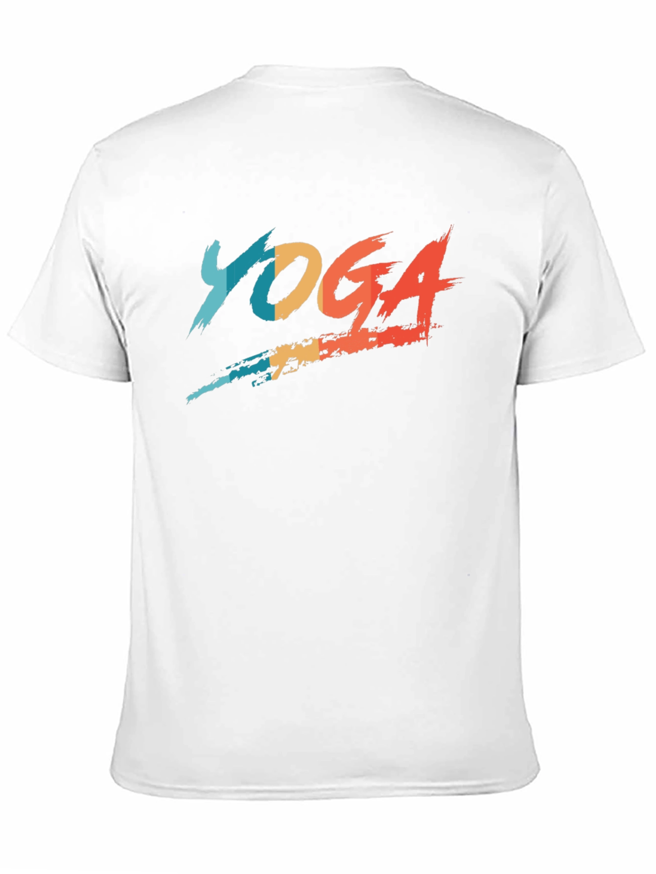 Yoga Graphic Black T-Shirt - Mens Casual Tee