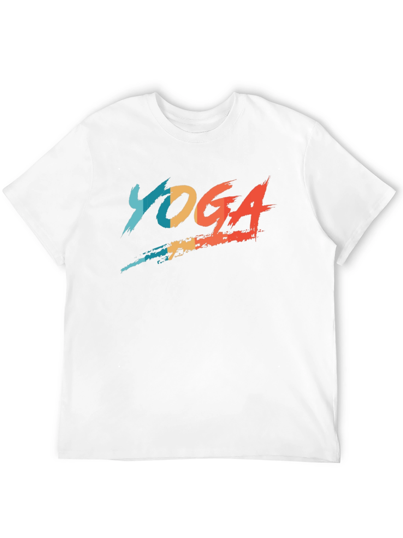 Yoga Graphic Black T-Shirt - Mens Casual Tee