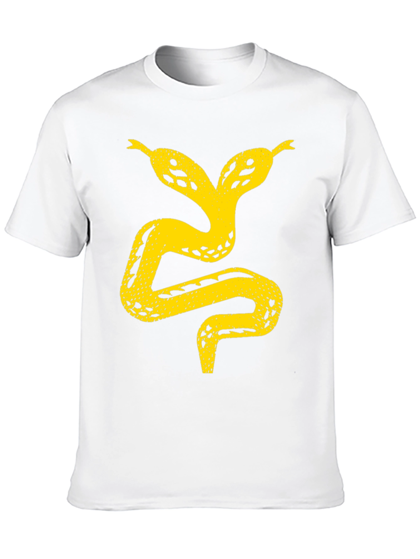 Two-Headed Snake Graphic Tee - Black