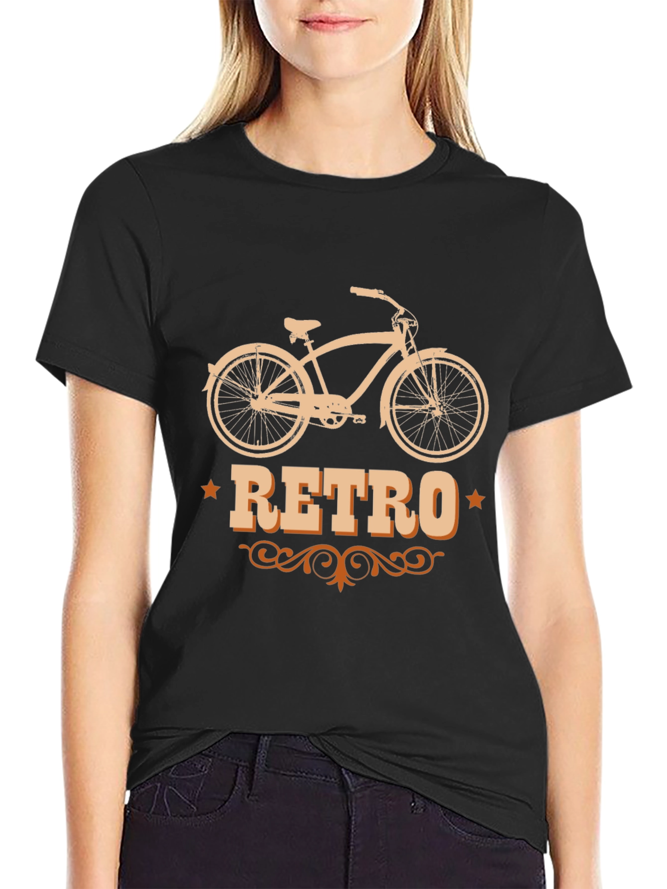 Retro Bike Graphic T-Shirt - Classic Style