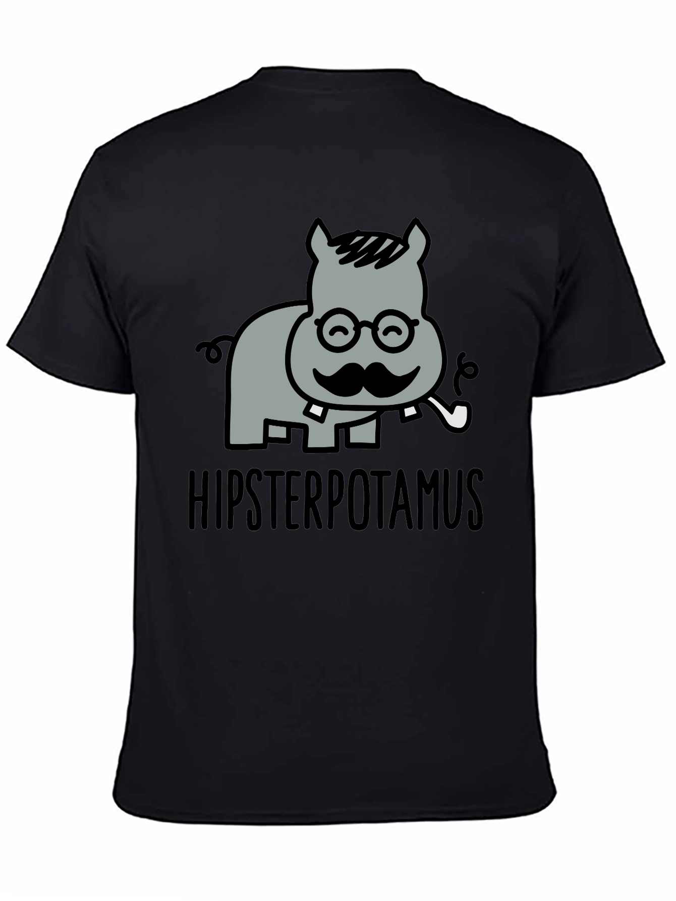 Hipsterpotamus Graphic T-Shirt