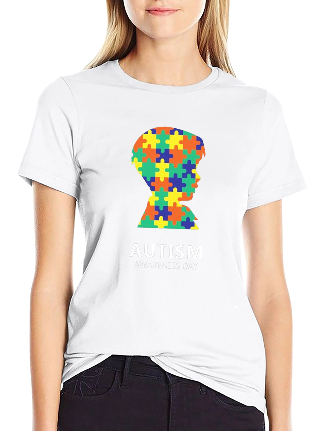 Autism Awareness Day Puzzle Piece T-Shirt
