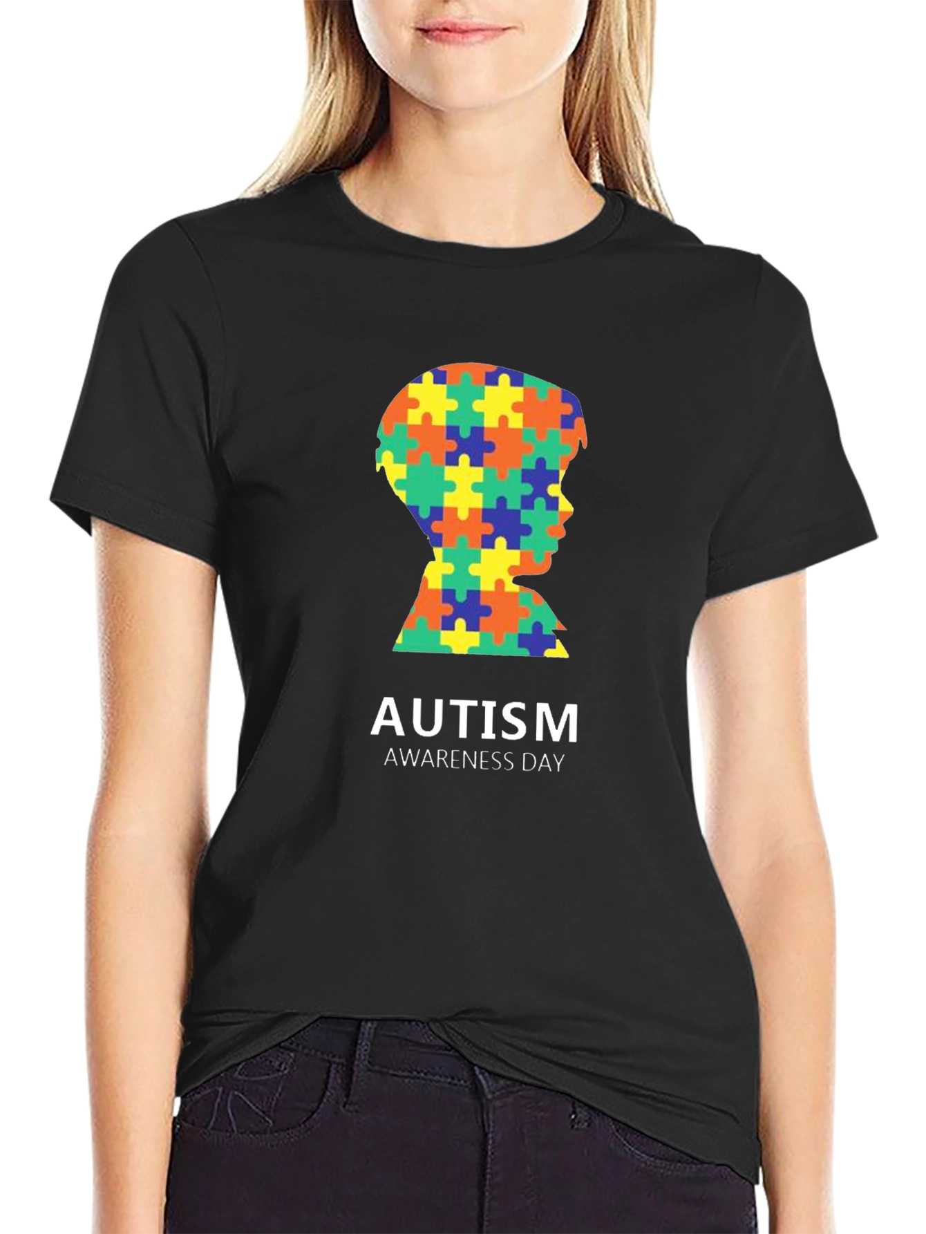 Autism Awareness Day Puzzle Piece T-Shirt