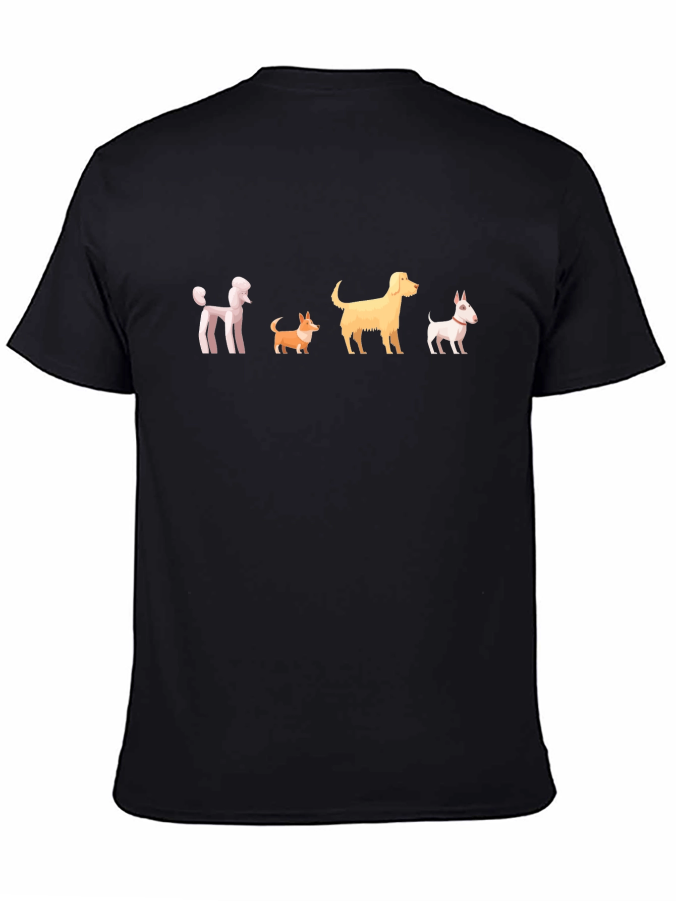 Dog Breed Parade Black T-Shirt
