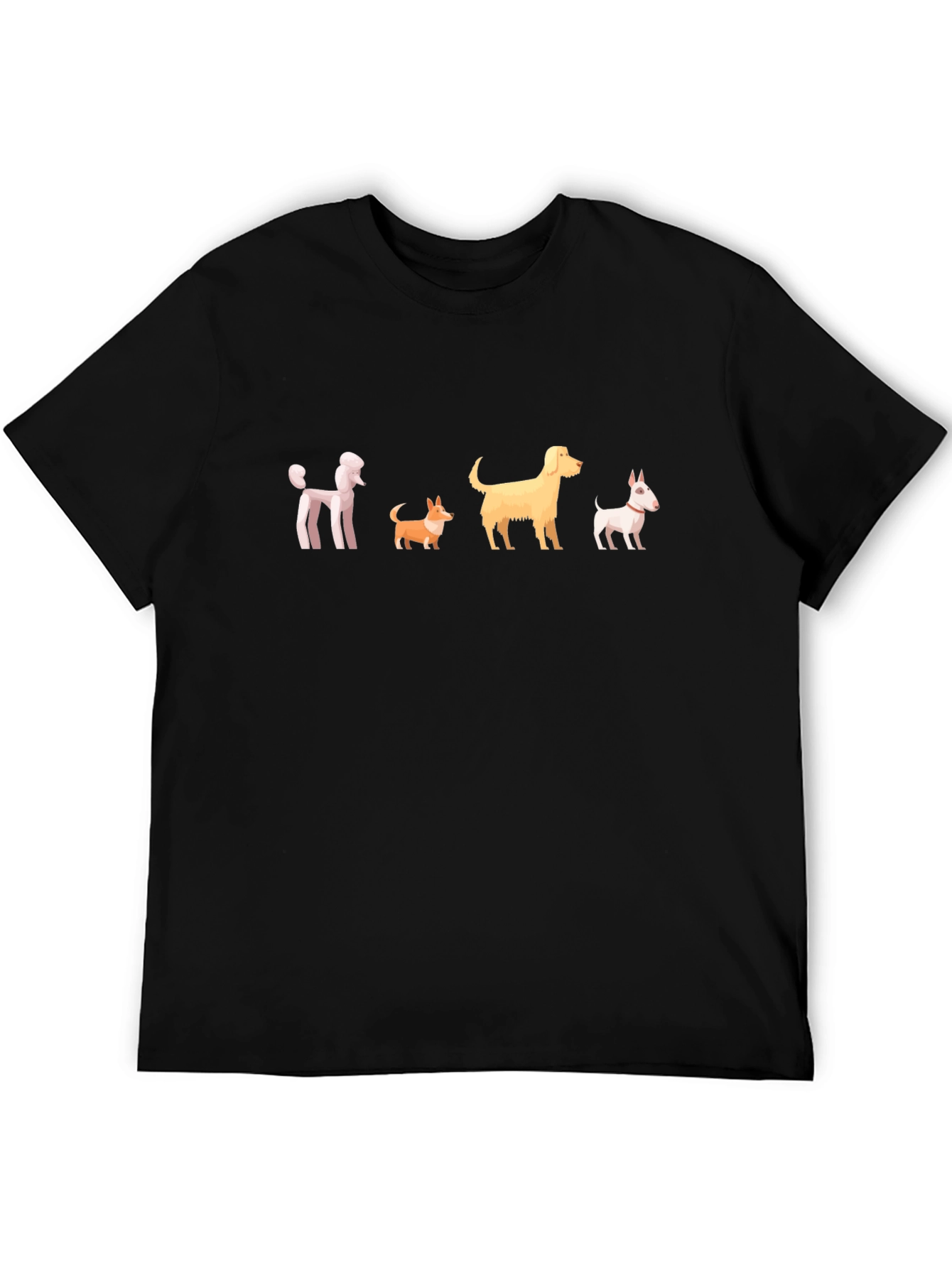 Dog Breed Parade Black T-Shirt
