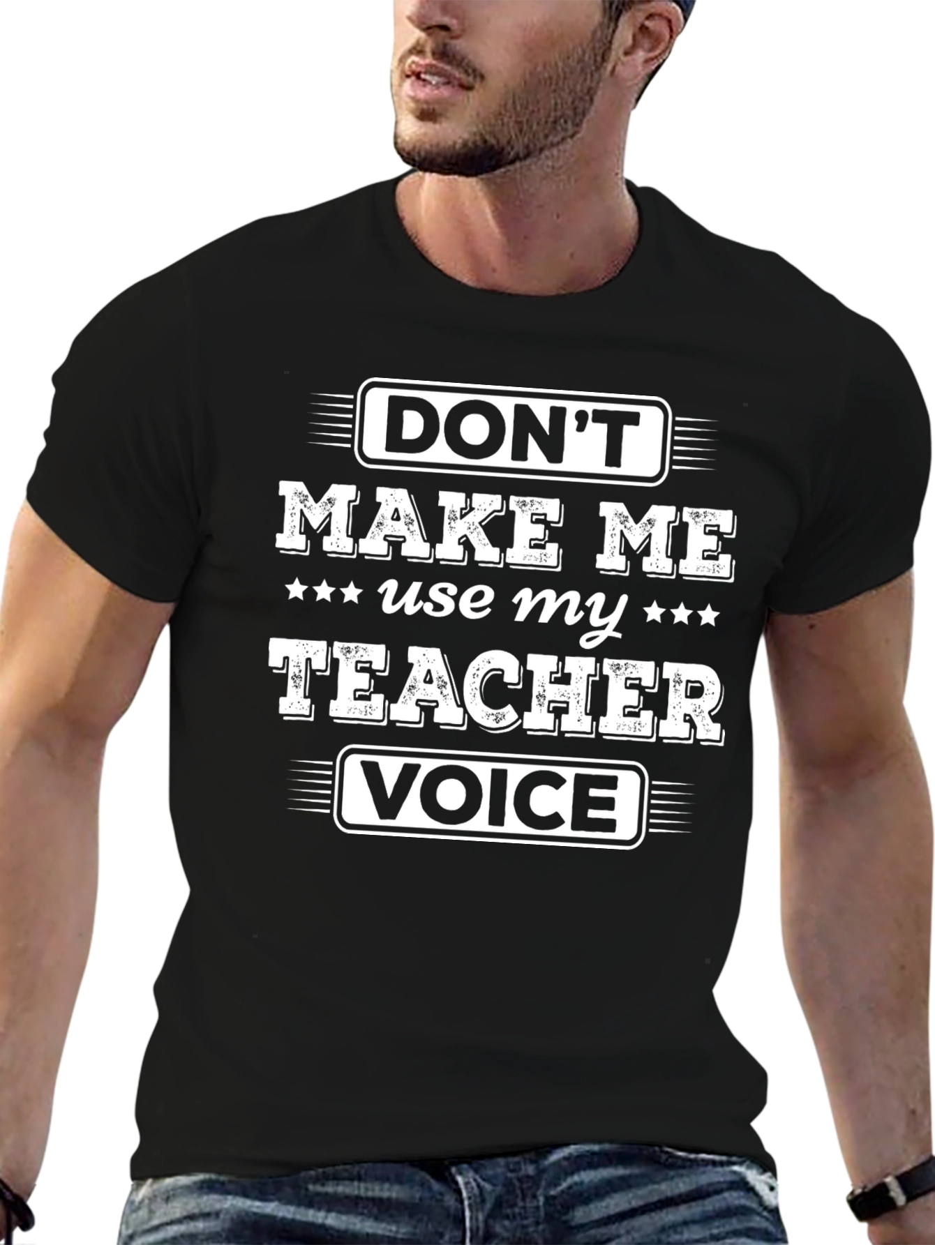 Funny Teacher Voice T-Shirt - Novelty Graphic Tee