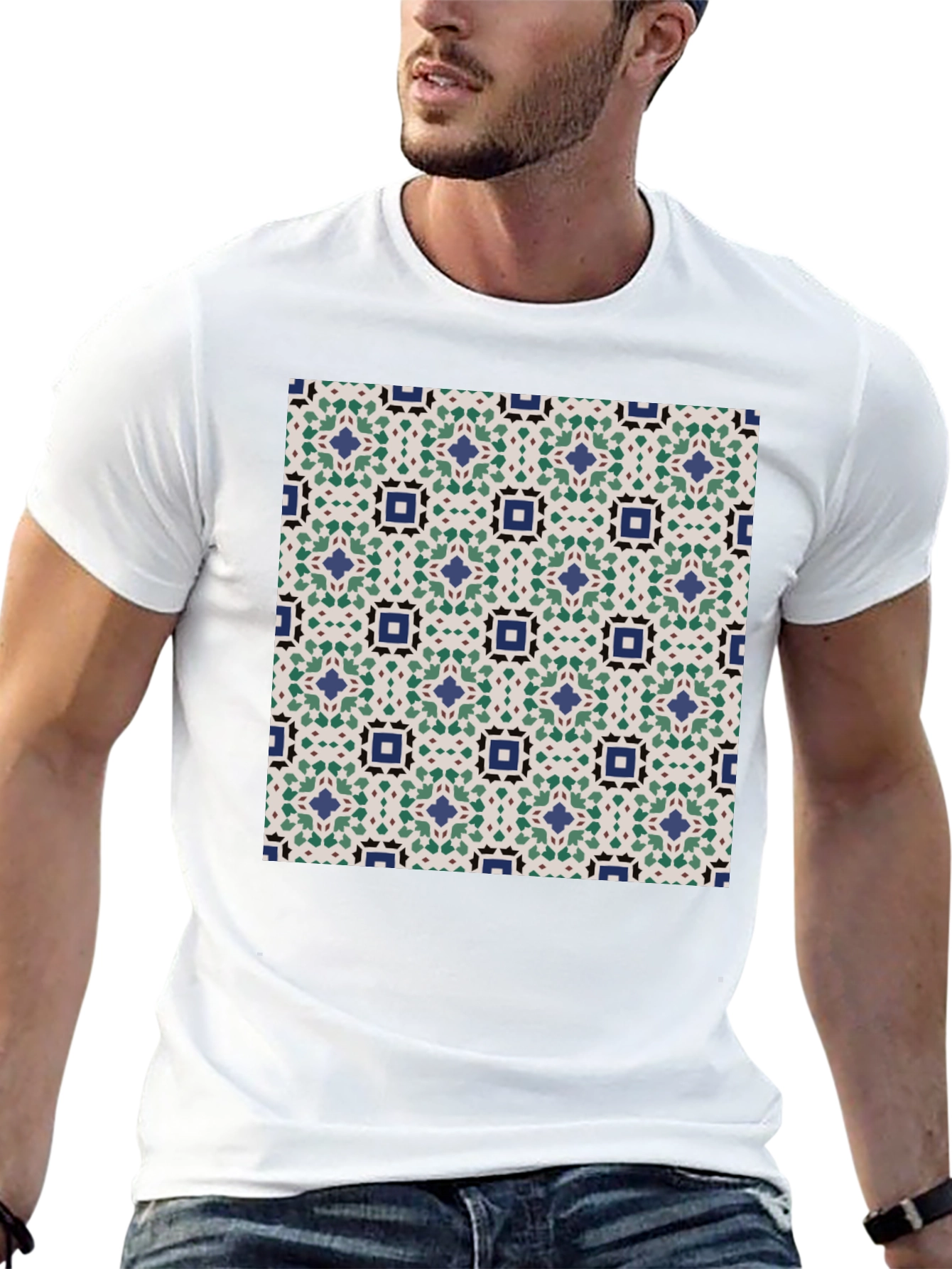 Patterned T-Shirt: Geometric Design