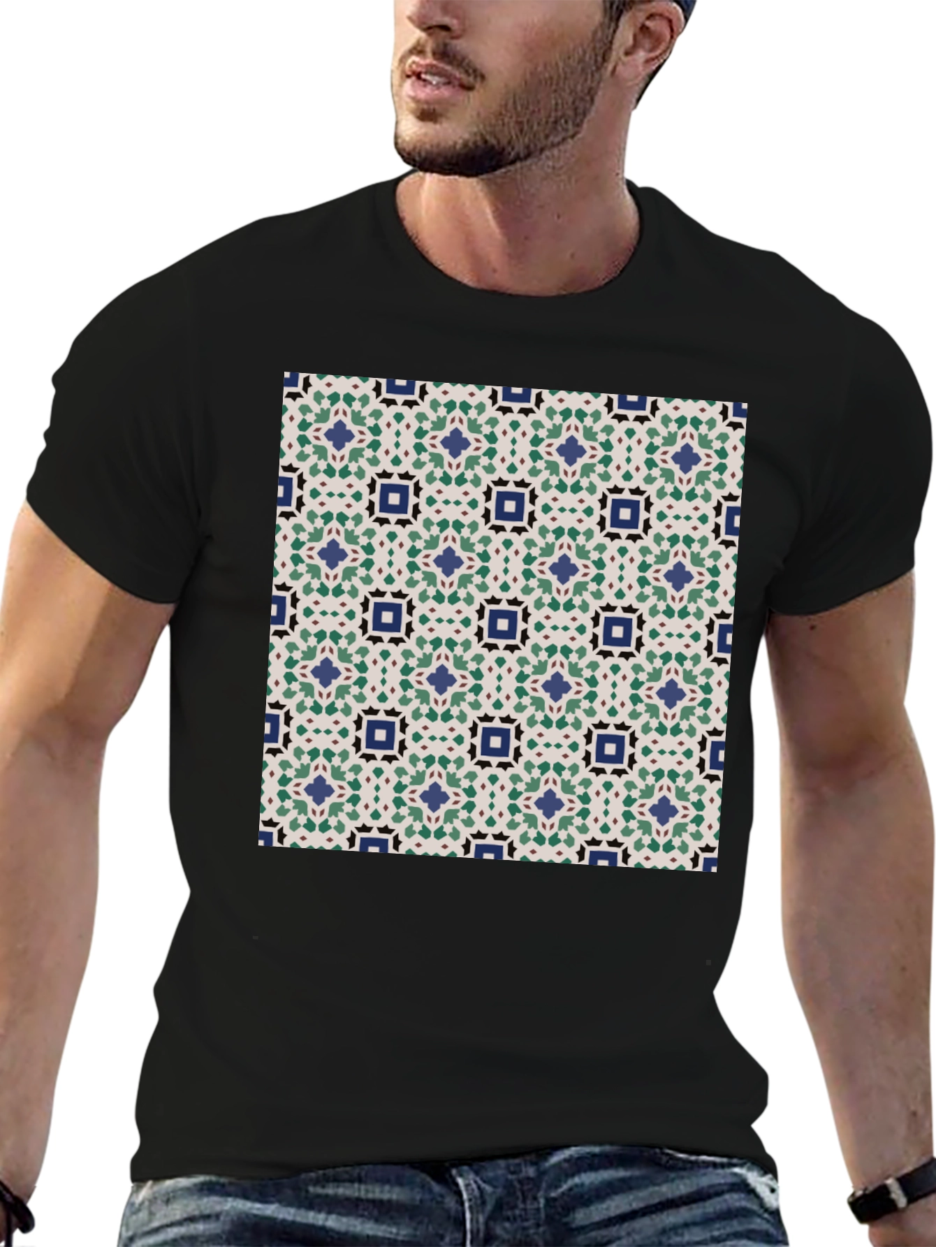 Patterned T-Shirt: Geometric Design