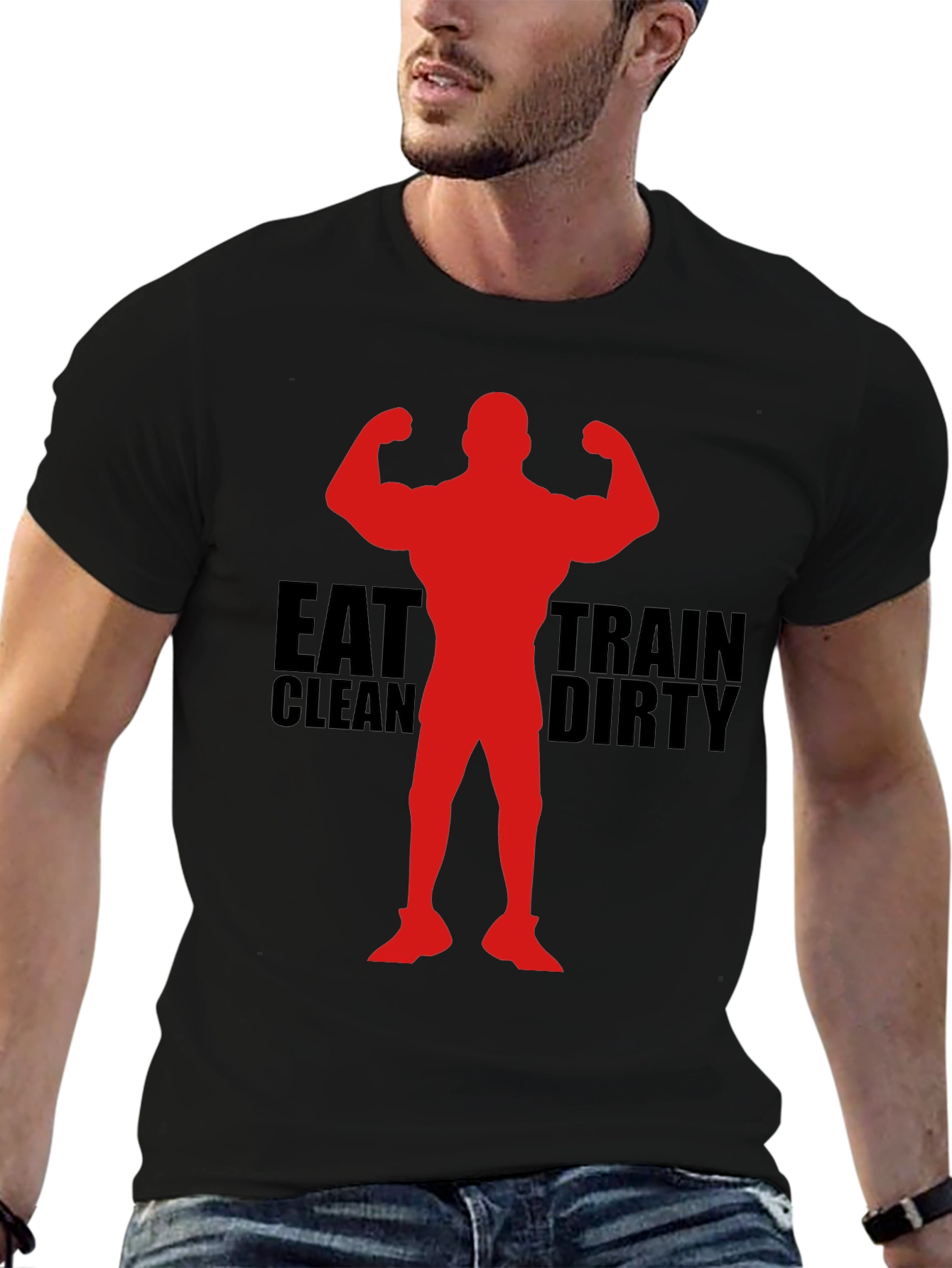Eat Clean Train Dirty Graphic Tee
