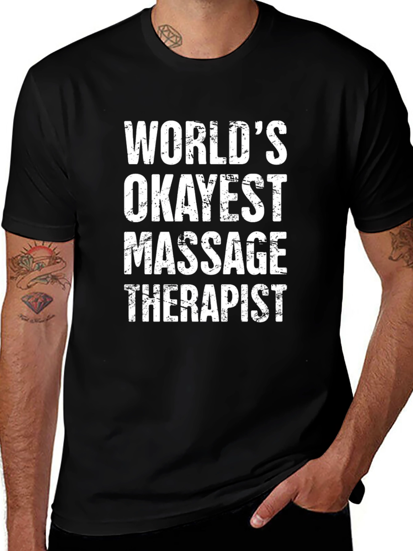 Worlds Okayest Massage Therapist T-Shirt