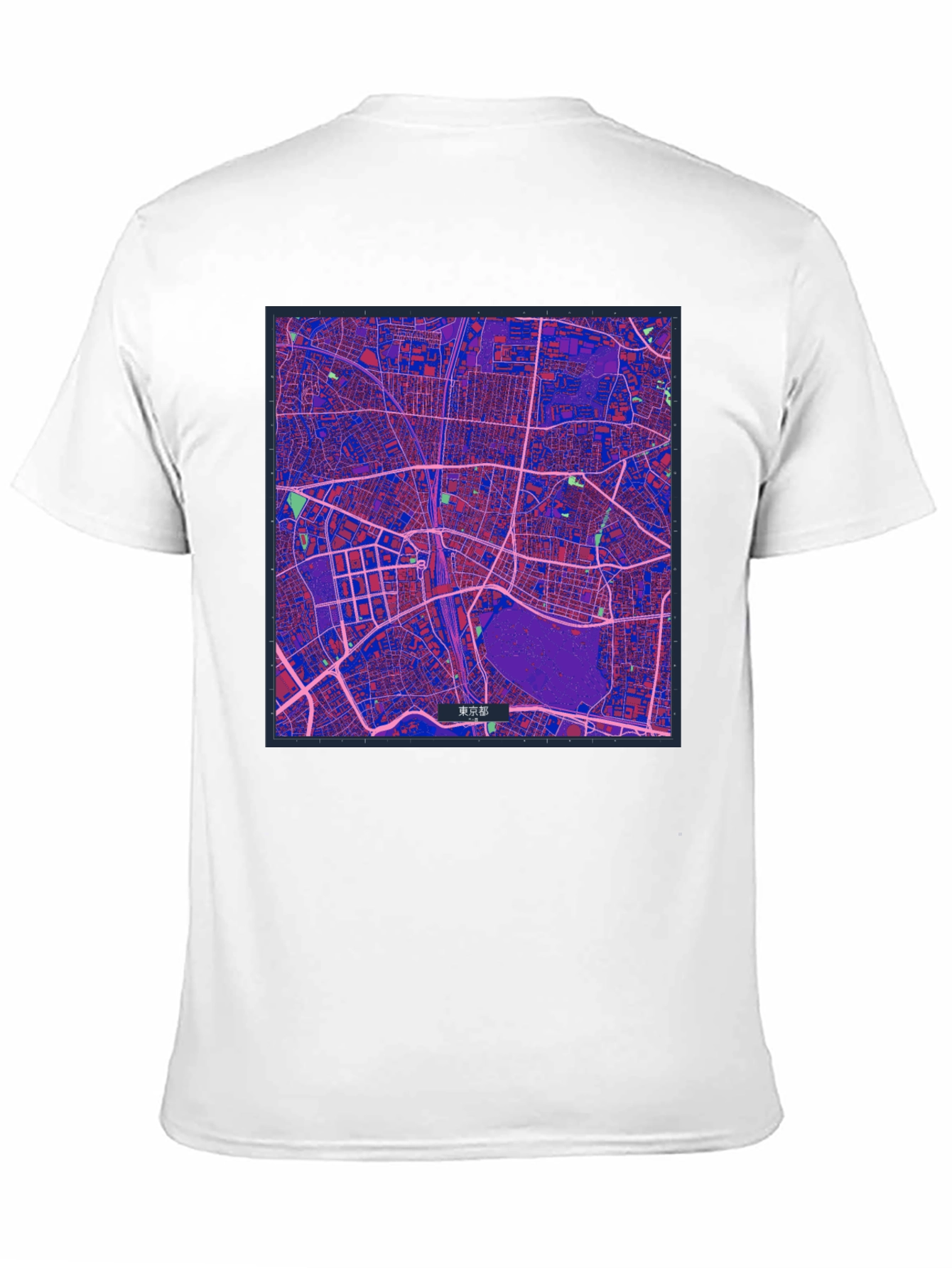 Tokyo Map Graphic Tee - Stylish Urban Design