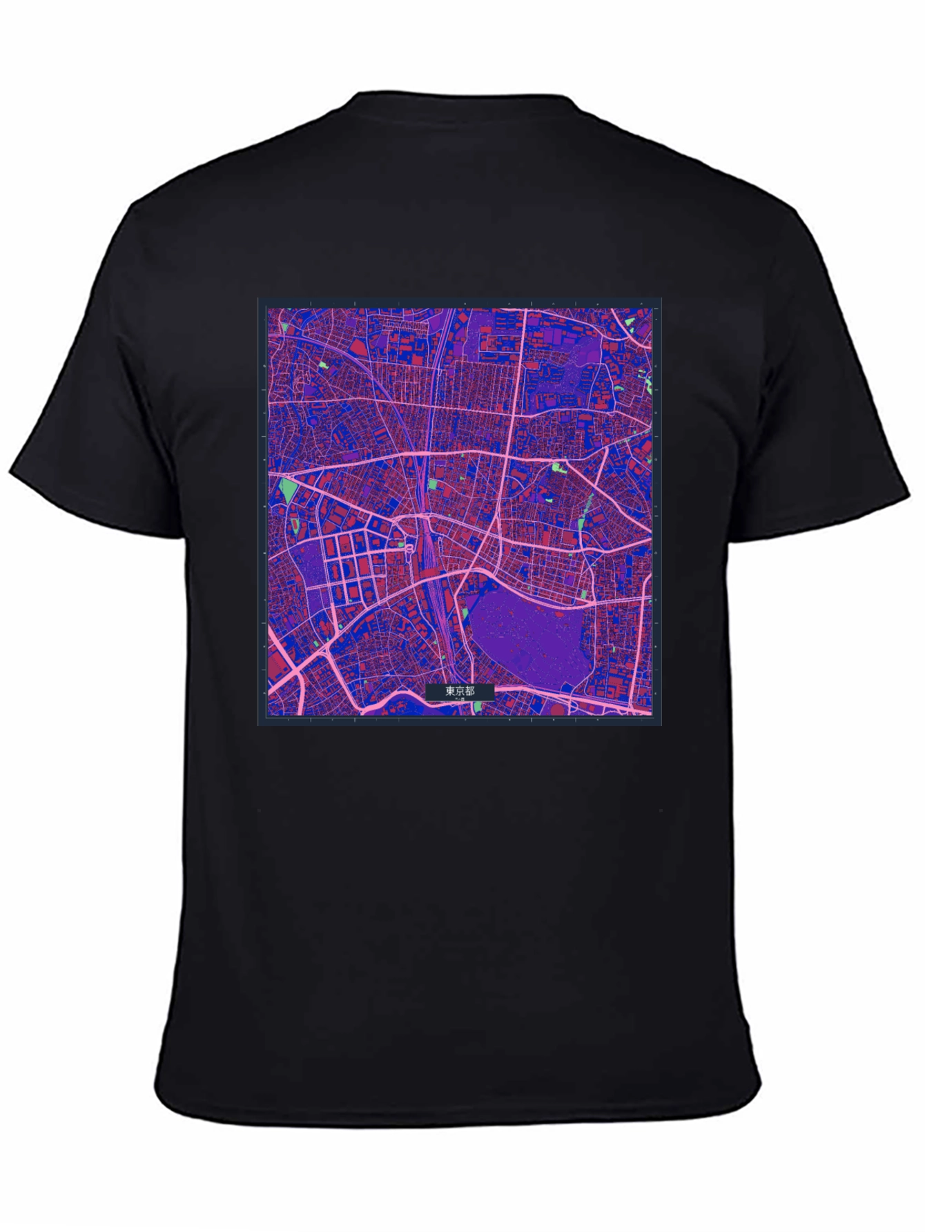 Tokyo Map Graphic Tee - Stylish Urban Design