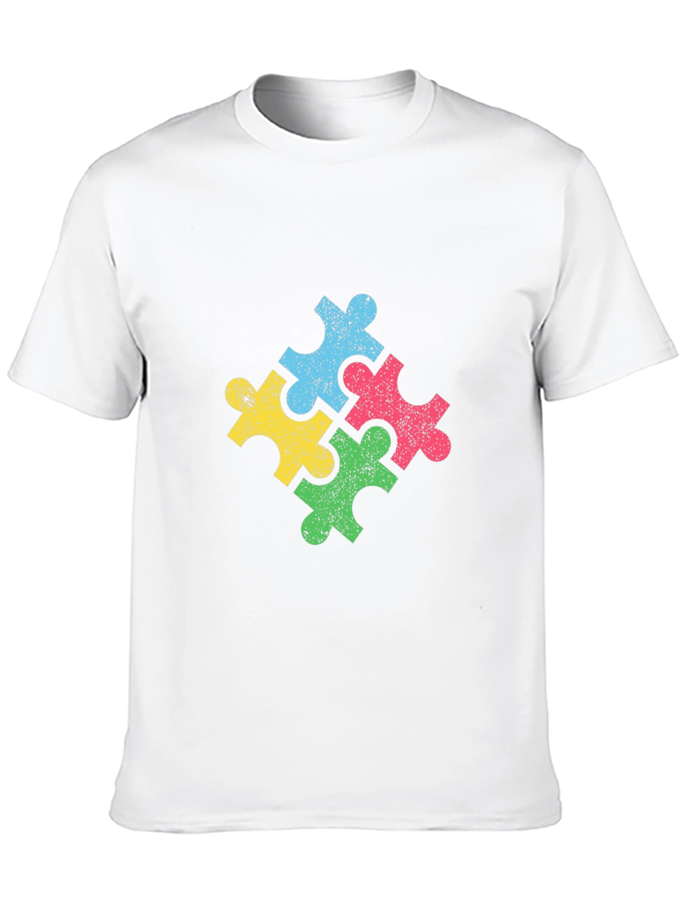 Autism Awareness Puzzle Piece Graphic Tee