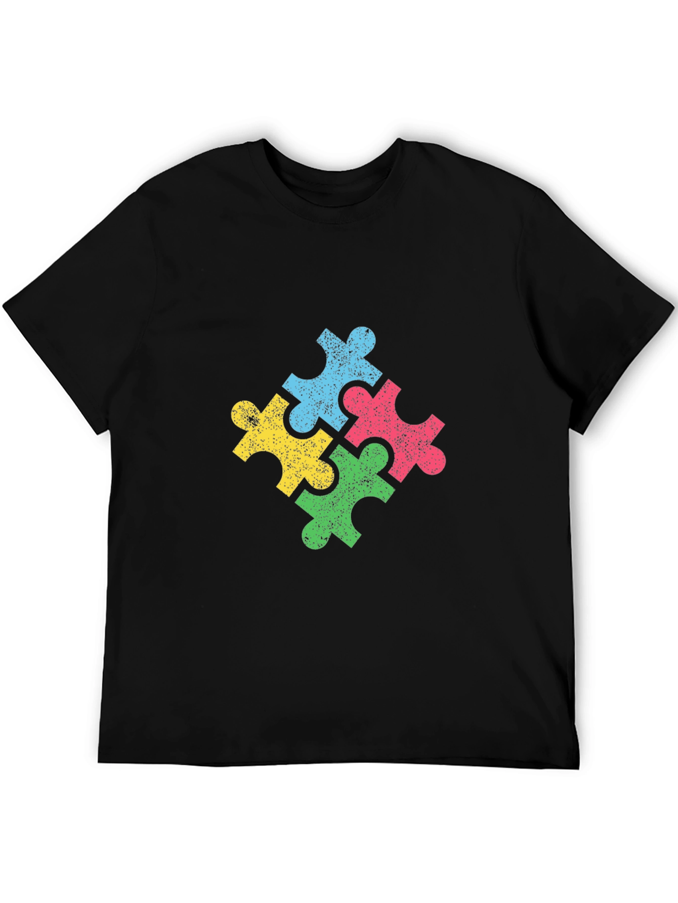 Autism Awareness Puzzle Piece Graphic Tee
