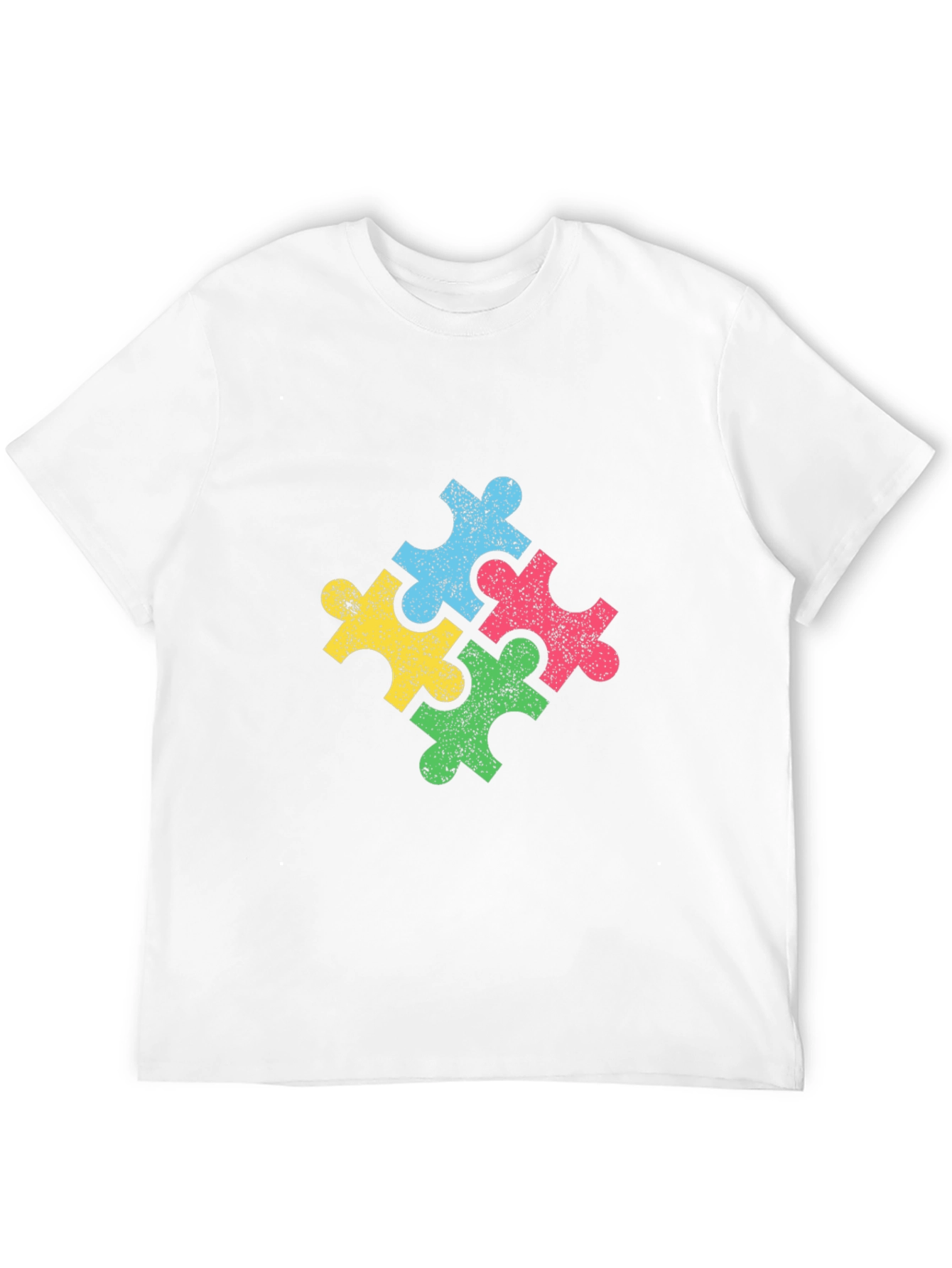 Autism Awareness Puzzle Piece Graphic Tee