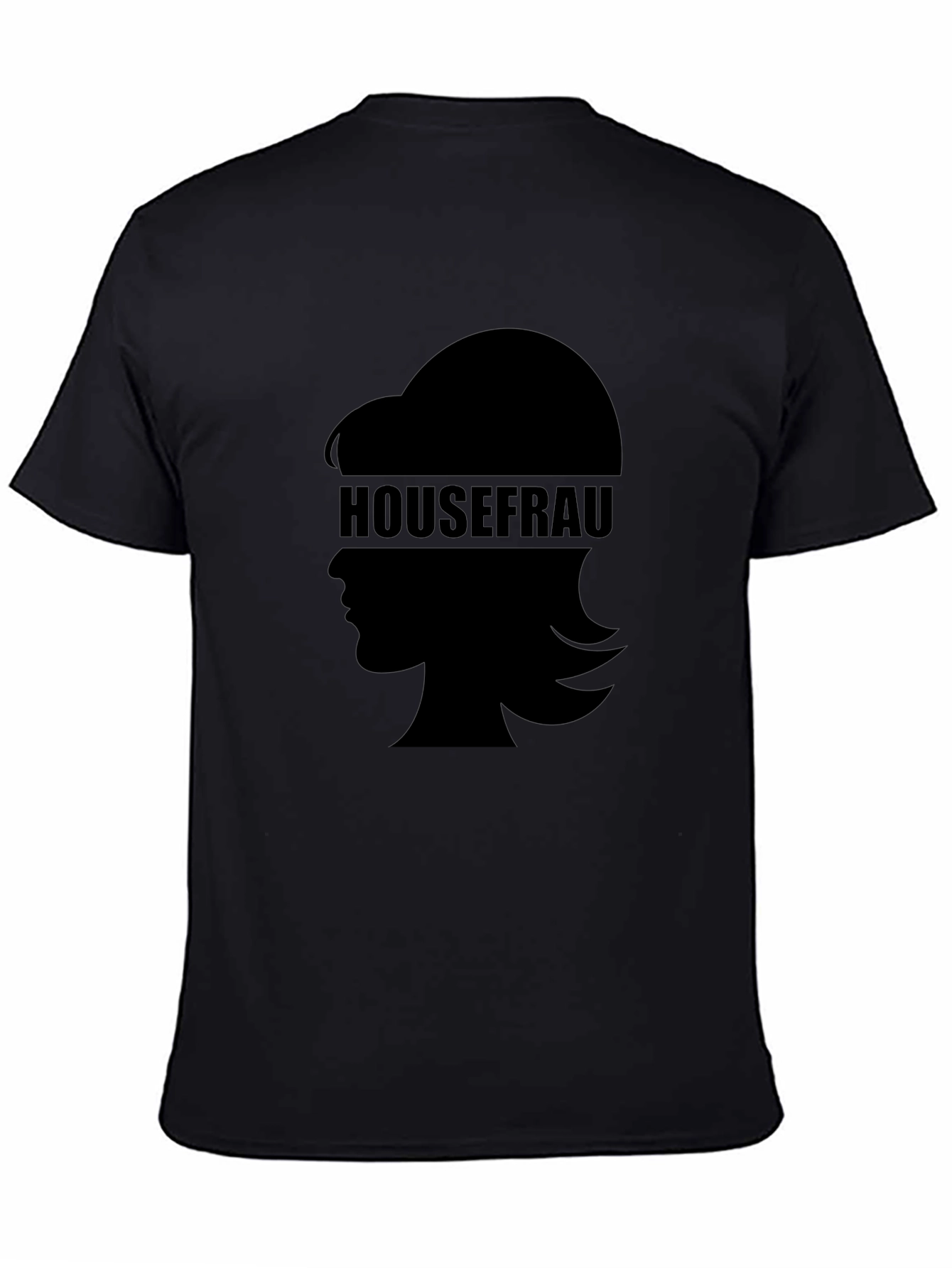 Housefrau Silhouette Black T-Shirt