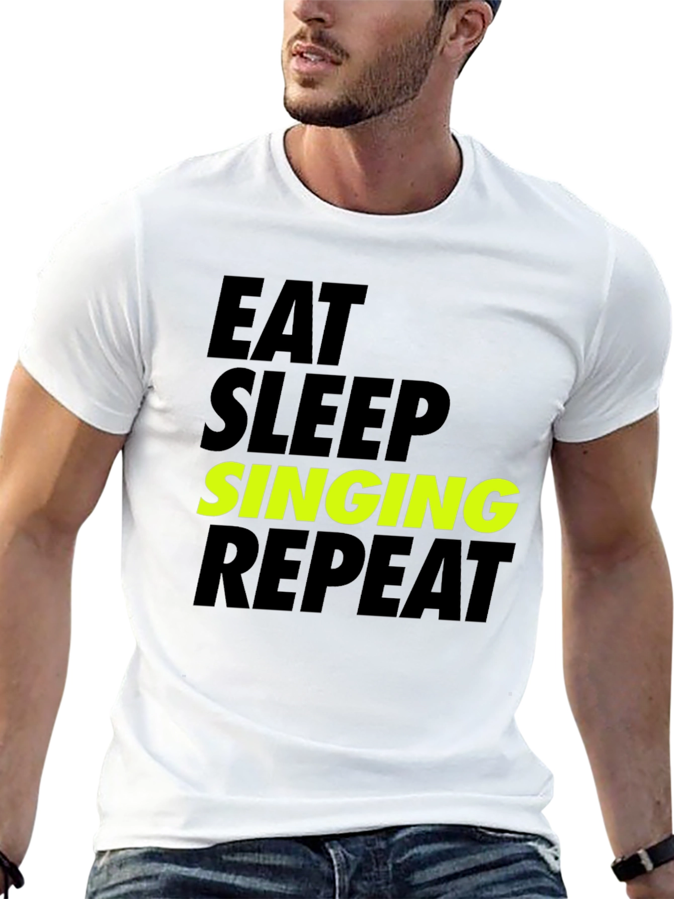 Eat Sleep Singing Repeat T-Shirt