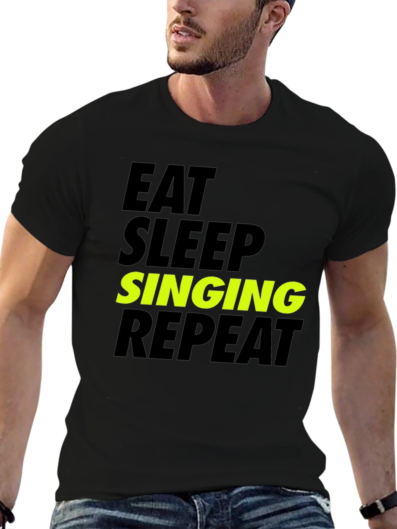 Eat Sleep Singing Repeat T-Shirt