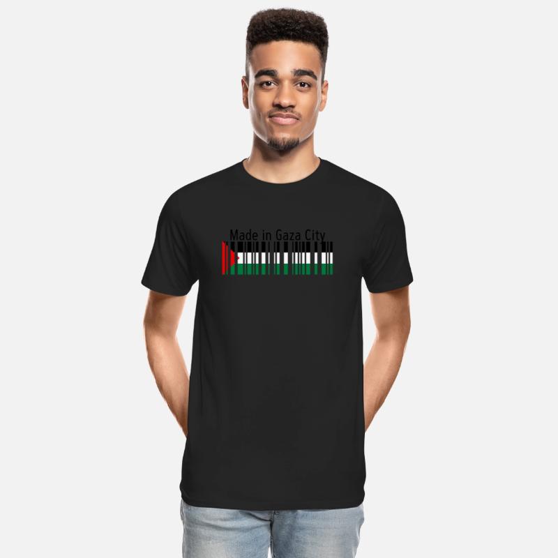 Made in Gaza City Barcode Palestine Flag for Pales