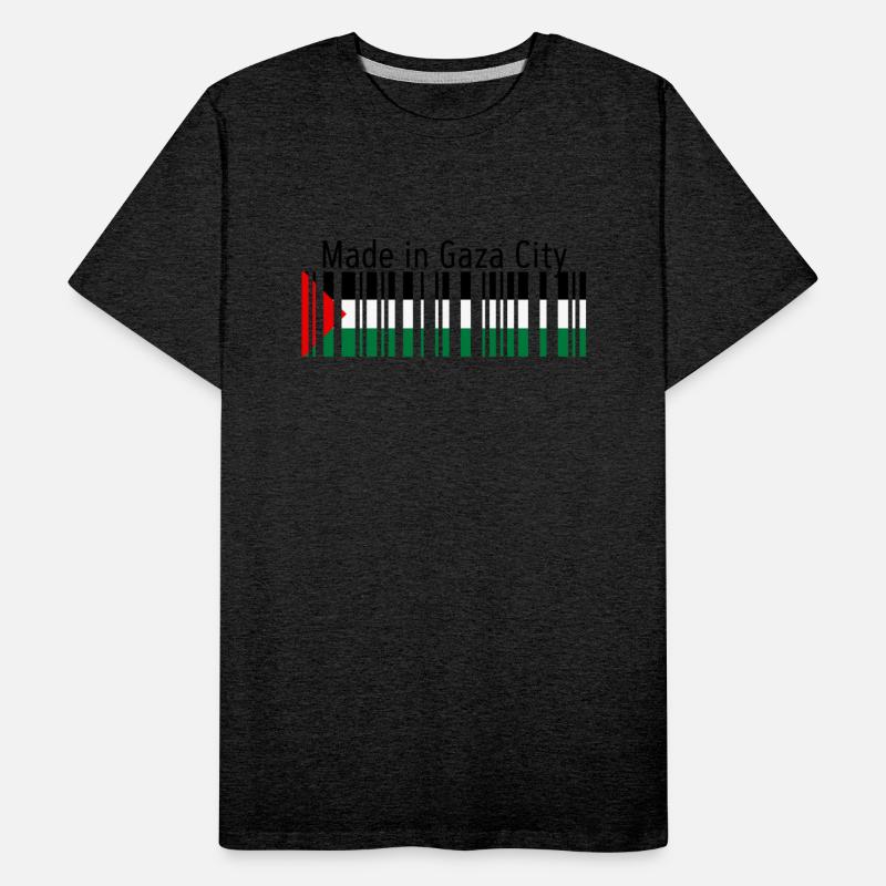 Made in Gaza City Barcode Palestine Flag for Pales