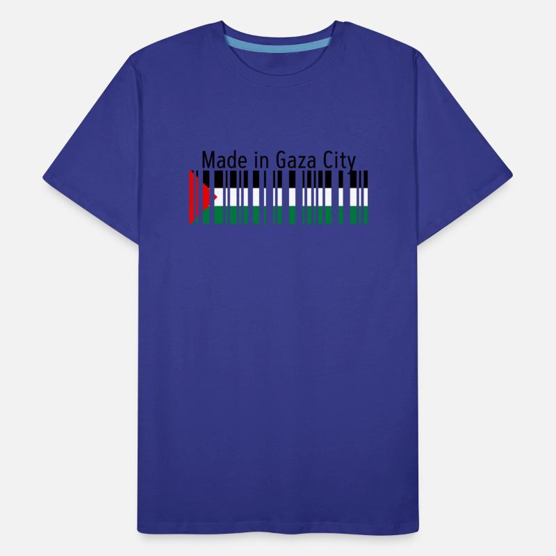Made in Gaza City Barcode Palestine Flag for Pales