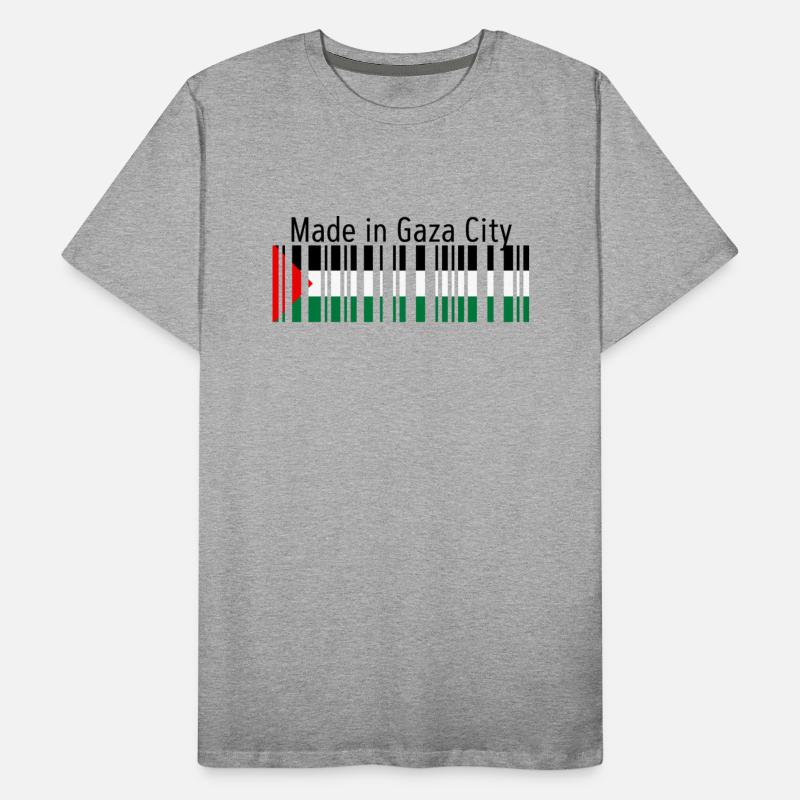 Made in Gaza City Barcode Palestine Flag for Pales
