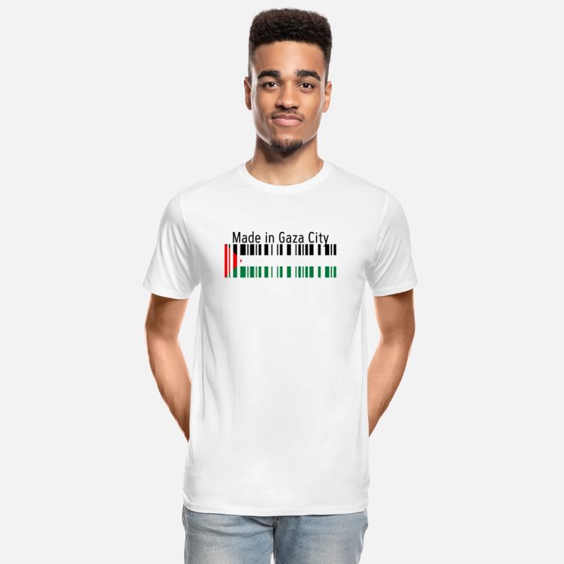 Made in Gaza City Barcode Palestine Flag for Pales