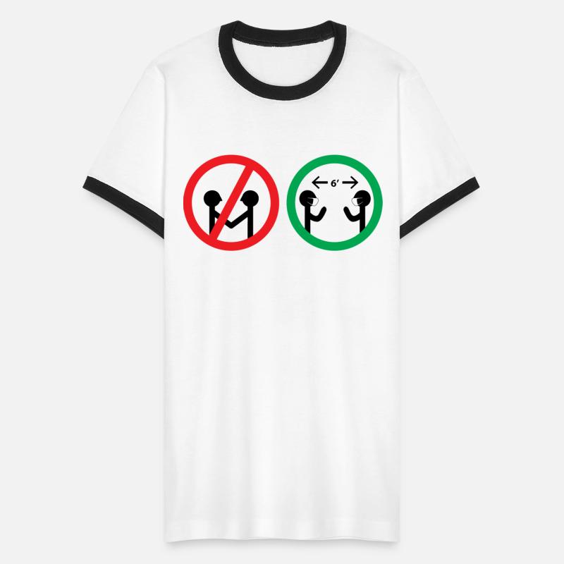 Maintain Social Distance 6 Feet Apart Wear Mask