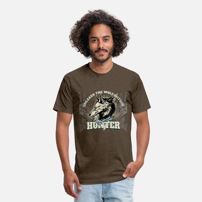 Majestic hunter - wolf animal