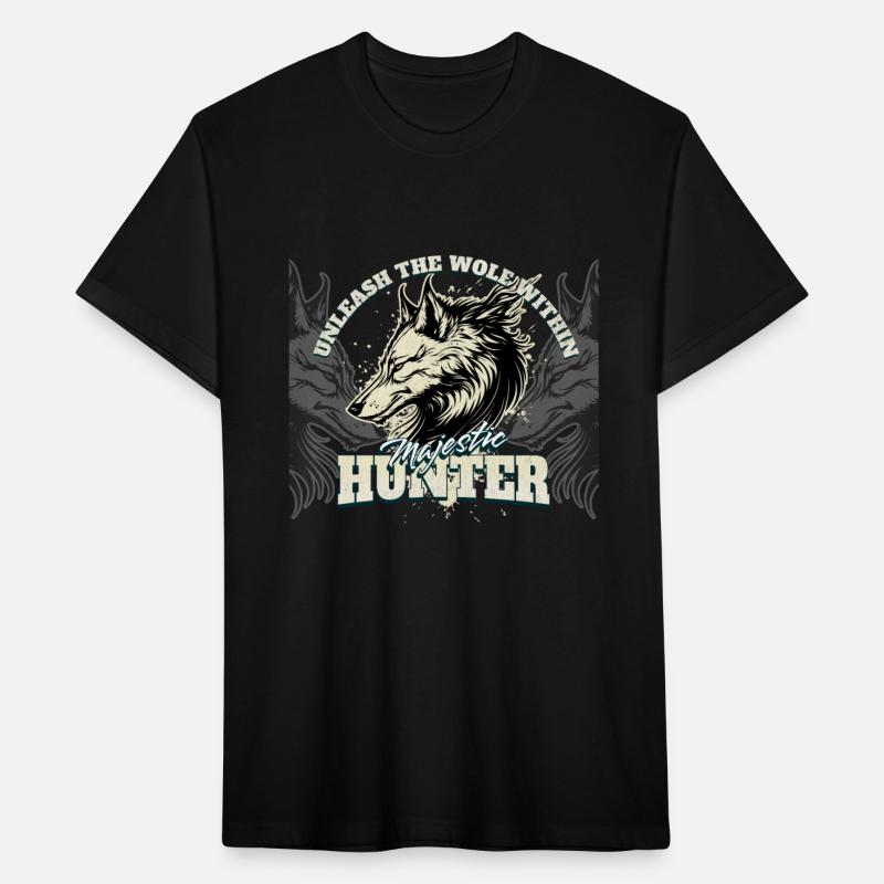 Majestic hunter - wolf animal