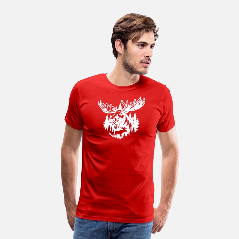 Majestic Moose Forest Illustration