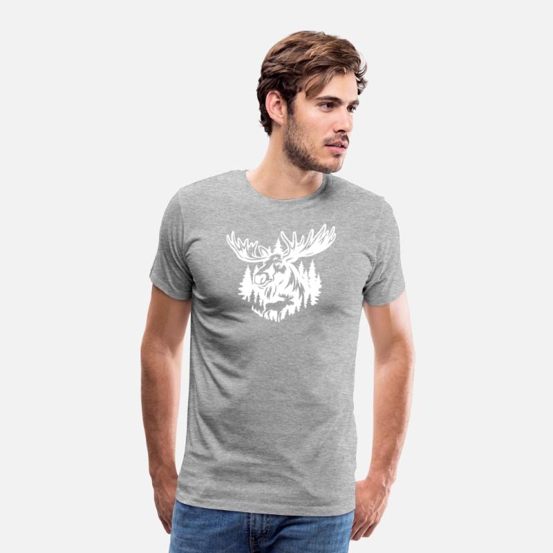 Majestic Moose Forest Illustration
