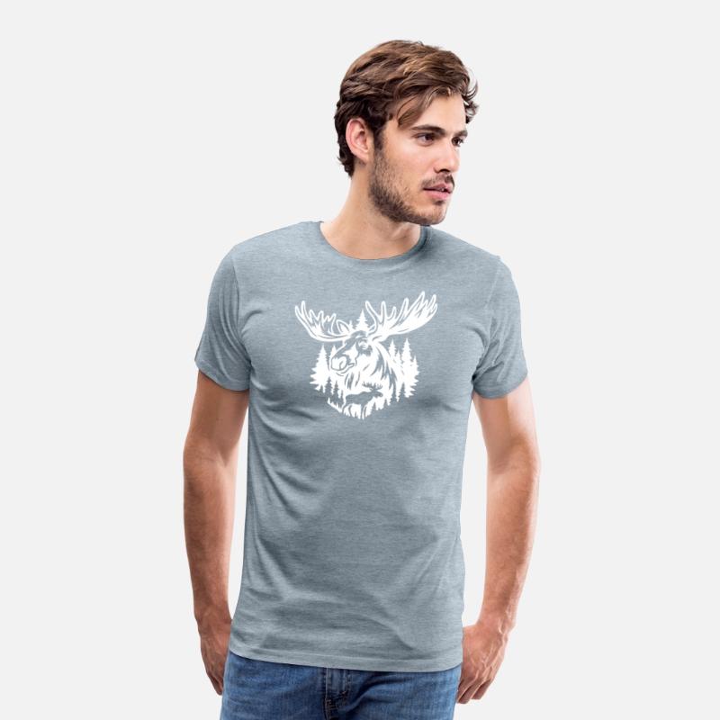 Majestic Moose Forest Illustration