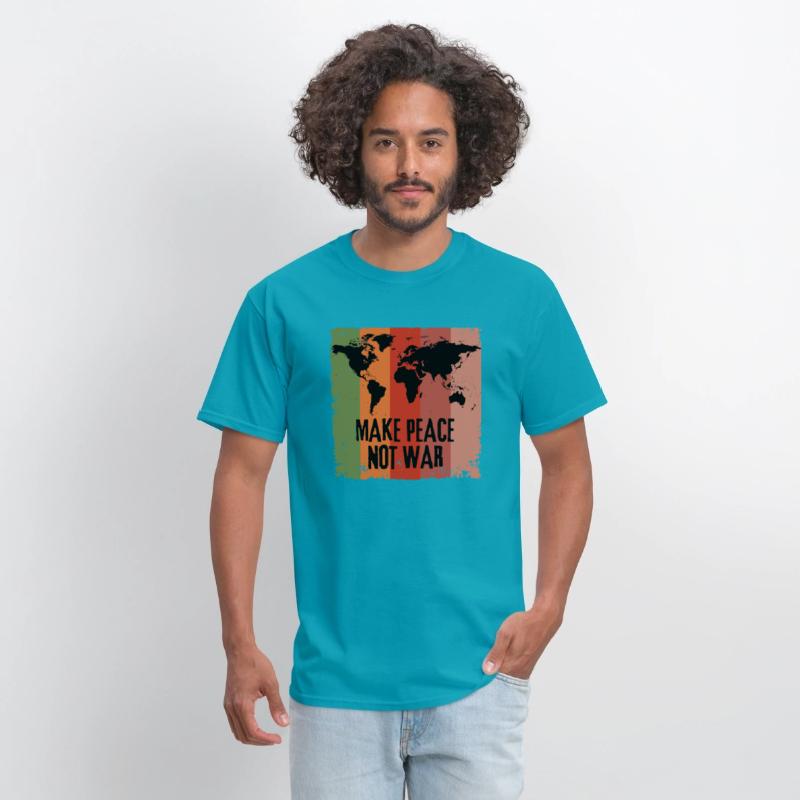 Make Peace Not War World Map