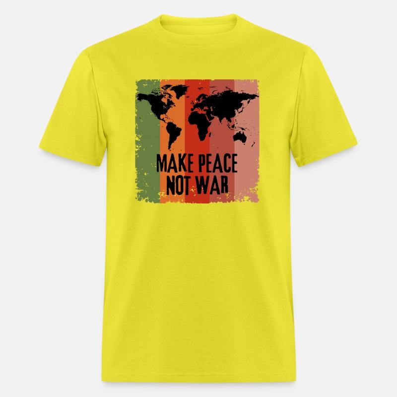 Make Peace Not War World Map