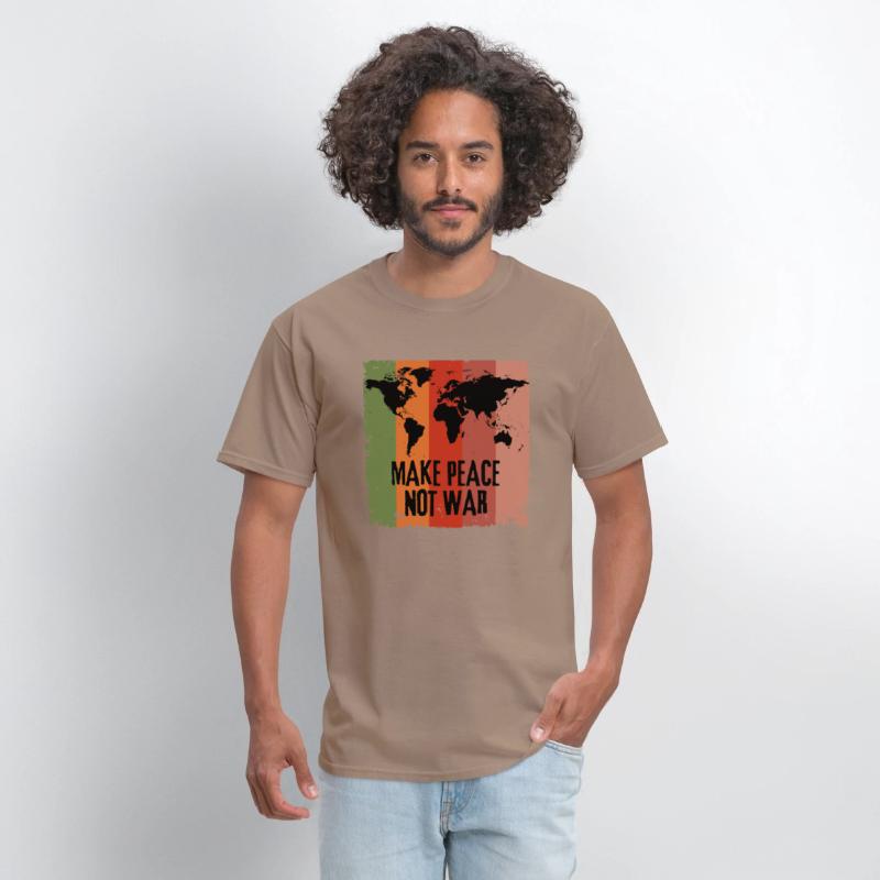 Make Peace Not War World Map