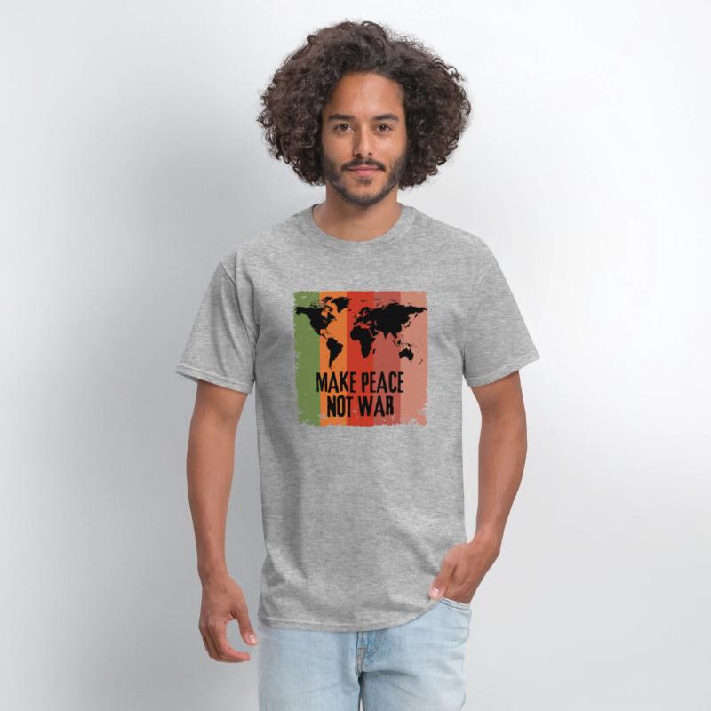 Make Peace Not War World Map
