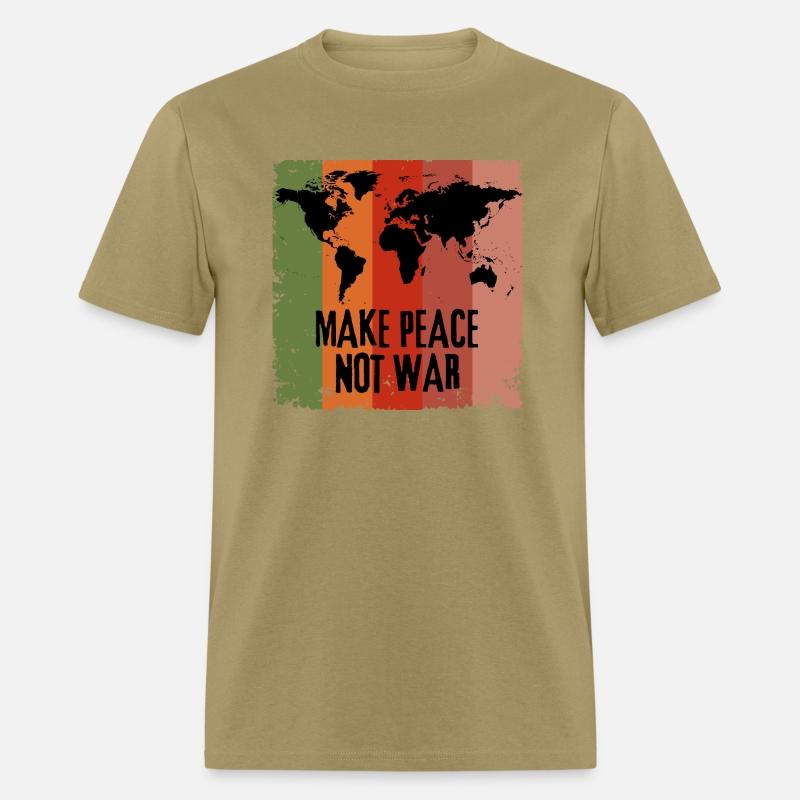 Make Peace Not War World Map