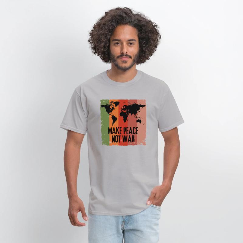 Make Peace Not War World Map