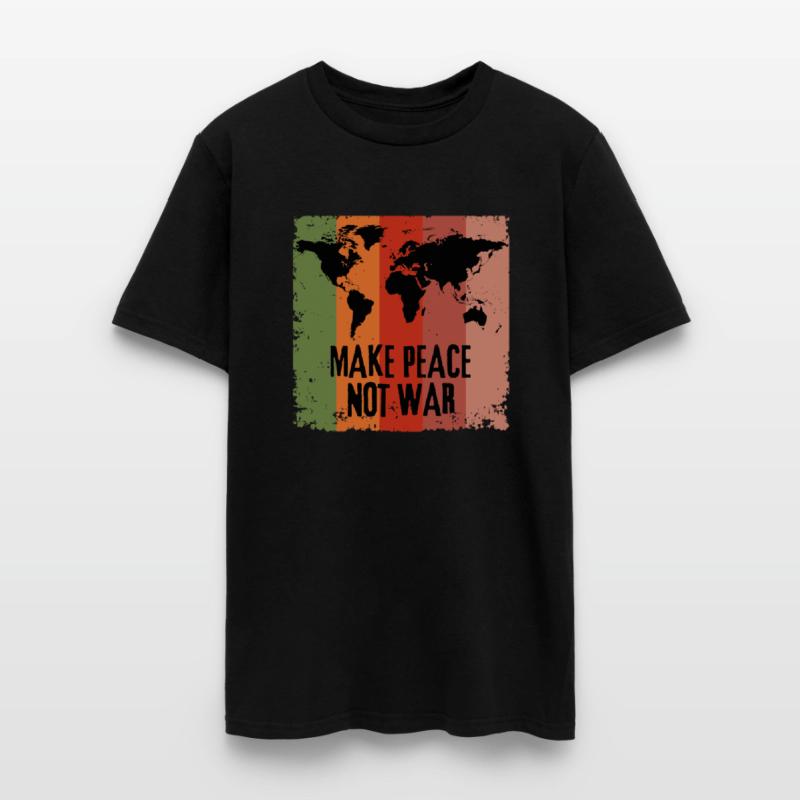 Make Peace Not War World Map