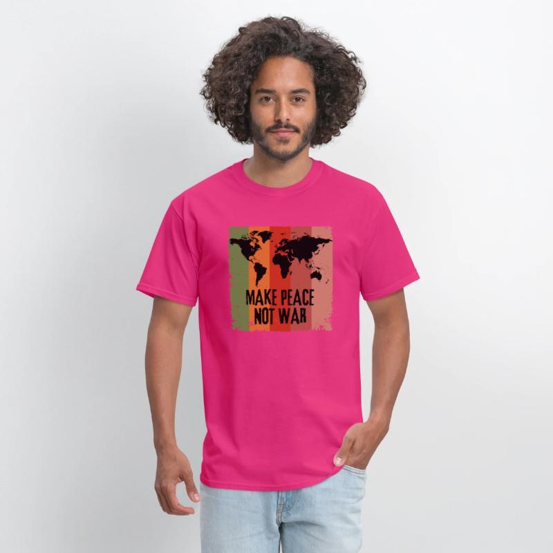 Make Peace Not War World Map