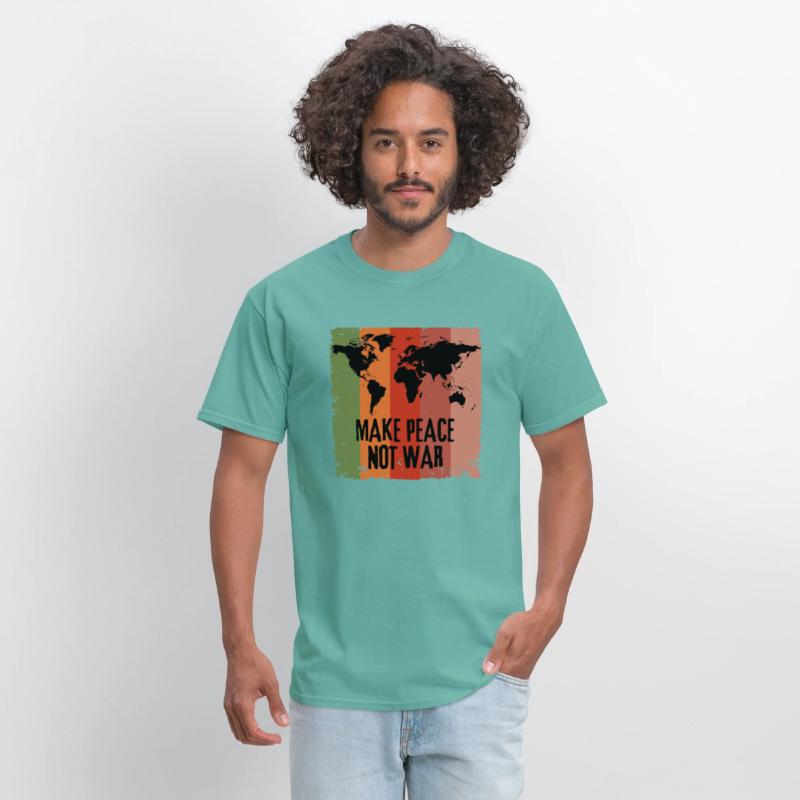 Make Peace Not War World Map