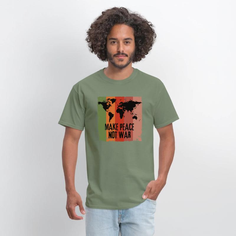 Make Peace Not War World Map