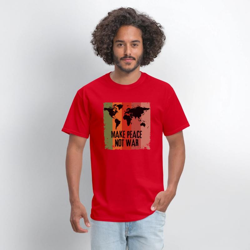 Make Peace Not War World Map