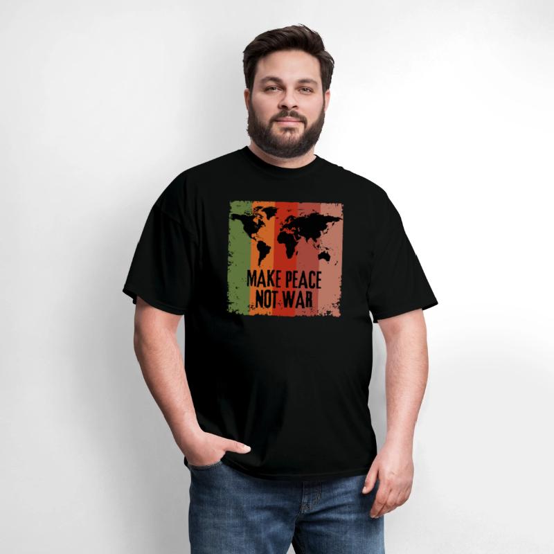 Make Peace Not War World Map