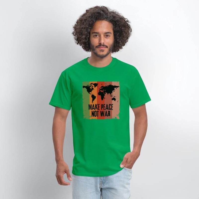 Make Peace Not War World Map