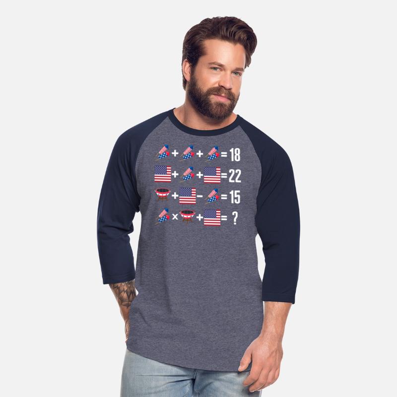 Math Shirt, Math Order Of Operations USA Flag